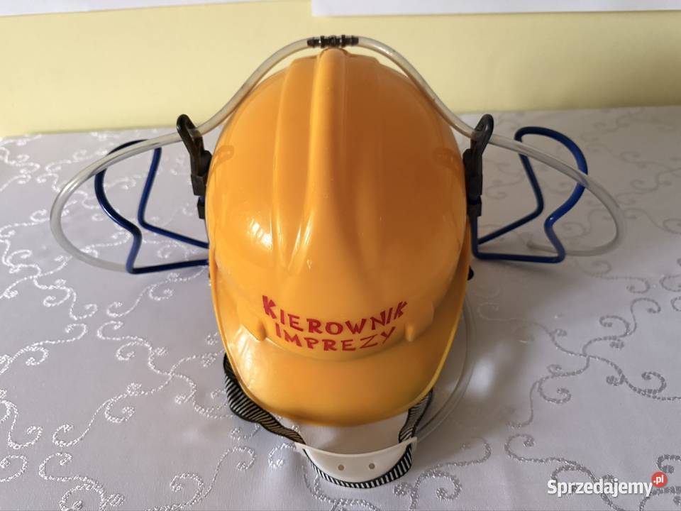 Kask Imprezowy Kierownik Imprezy Żółty Hełm do Czerwionka-Leszczyny