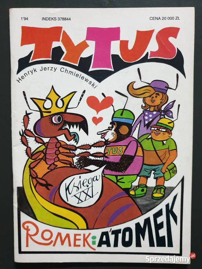 Tytus Romek i ATomek księga XXI wyd1 1994 pomorskie