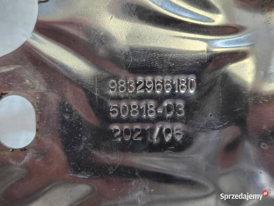 OPEL CORSA F OSŁONA TERMICZNA 9832966180 12 Osłony termiczne