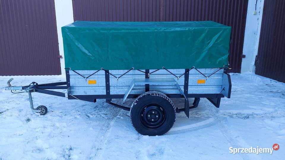 Przyczepka samochodowa RYDWAN 205x130 z plandeką Boguty-Pianki