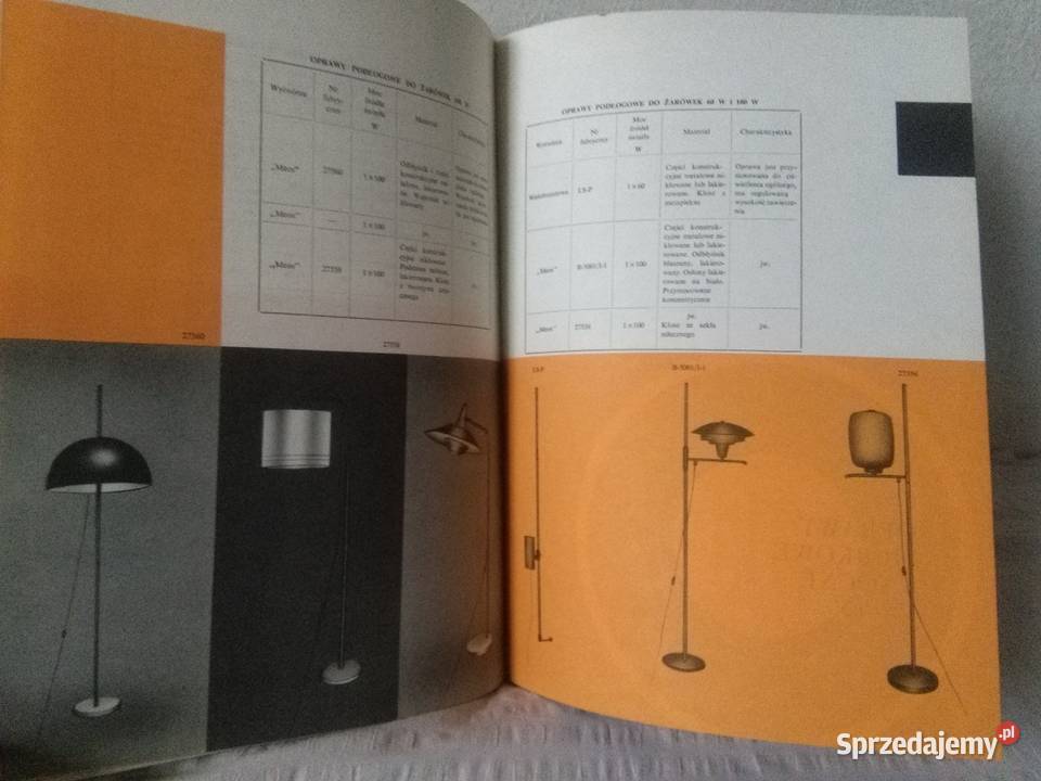 Katalog Opraw Oświetleniowych 33J wyd 2 1971 r