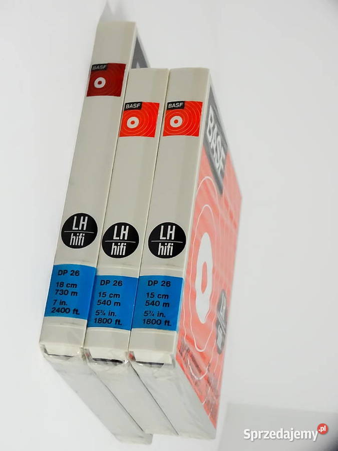 BASF LH HiFi DP 26 zestaw 3 taśm szpulowych lubelskie