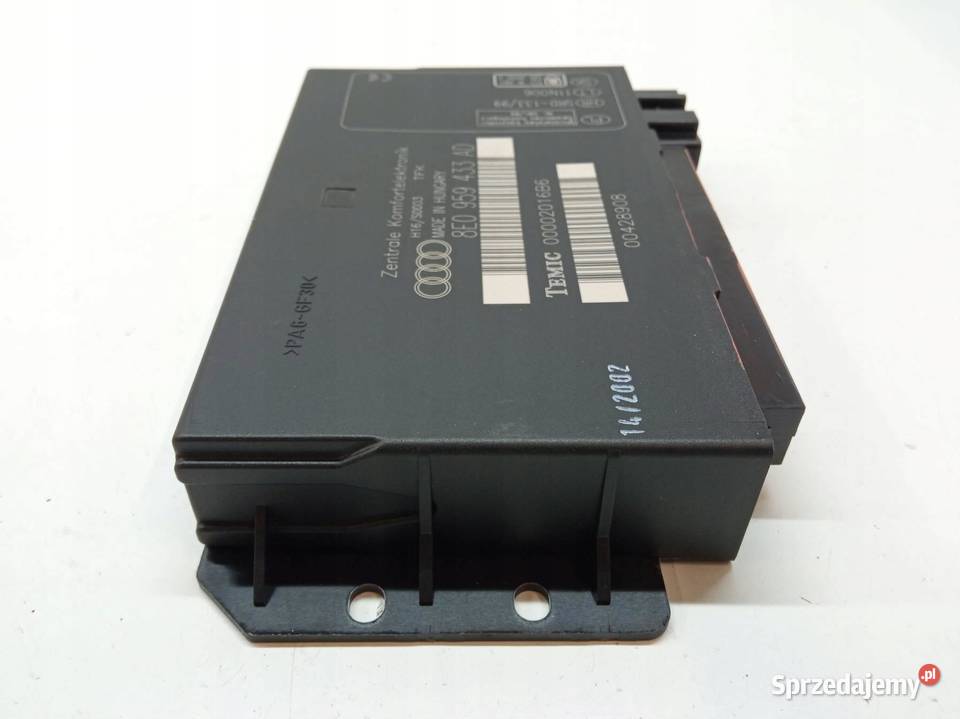 MODUŁ KOMFORTU 8E0959433AD Audi A4 II 20002006 Rok produkcji 2002
