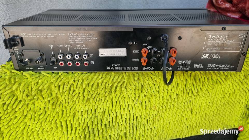amplituner stereo technics sa290 śląskie Chełm Śląski