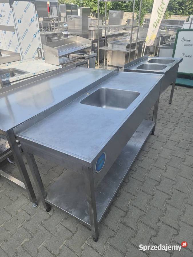 Zlew Gastronomiczny 1 Komorowy z Półką 1706085 B Ostrów Wielkopolski
