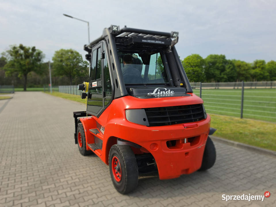 Wózek widłowy LINDE H60D02 2015 r udźwig 6 ton diesel wielkopolskie