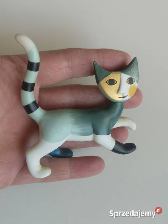 Figurka porcelanowa kot Goebel vintage Porcelana i szkło