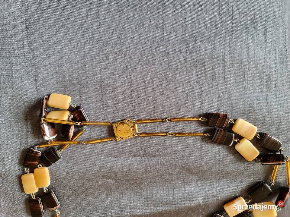 Biżuteria z okresu PRLu Korale z cyrkoniami Pozostałe Warszawa sprzedam