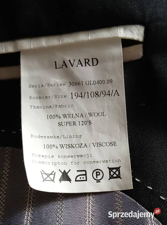 Garnitur Lavard antracyt 19410894A wełnawiskoza Rozmiar XL Odzież wyjściowa Lubartów