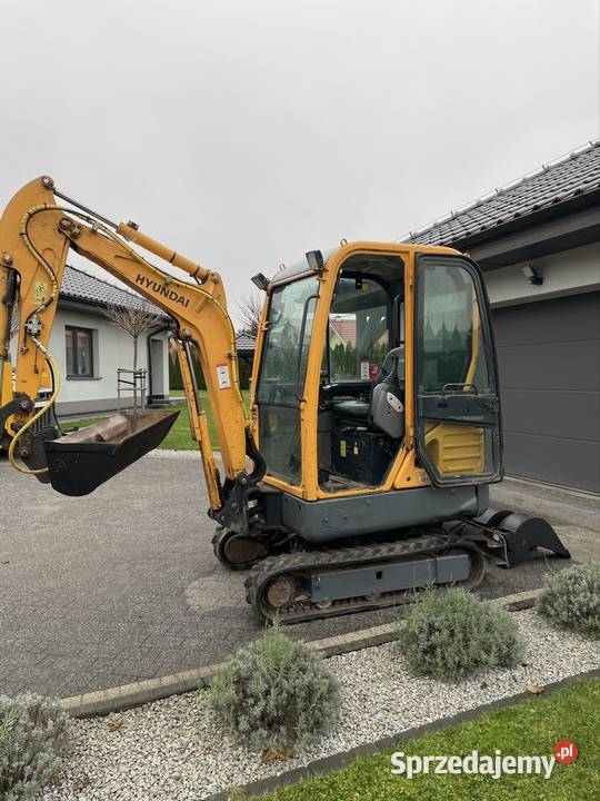 Minikoparka Hyundai Robex 189 2019r waga 2 tony Jeżów Sudecki