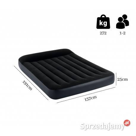 Materac dmuchany jednoosobowy z pompką INTEX sprzedam