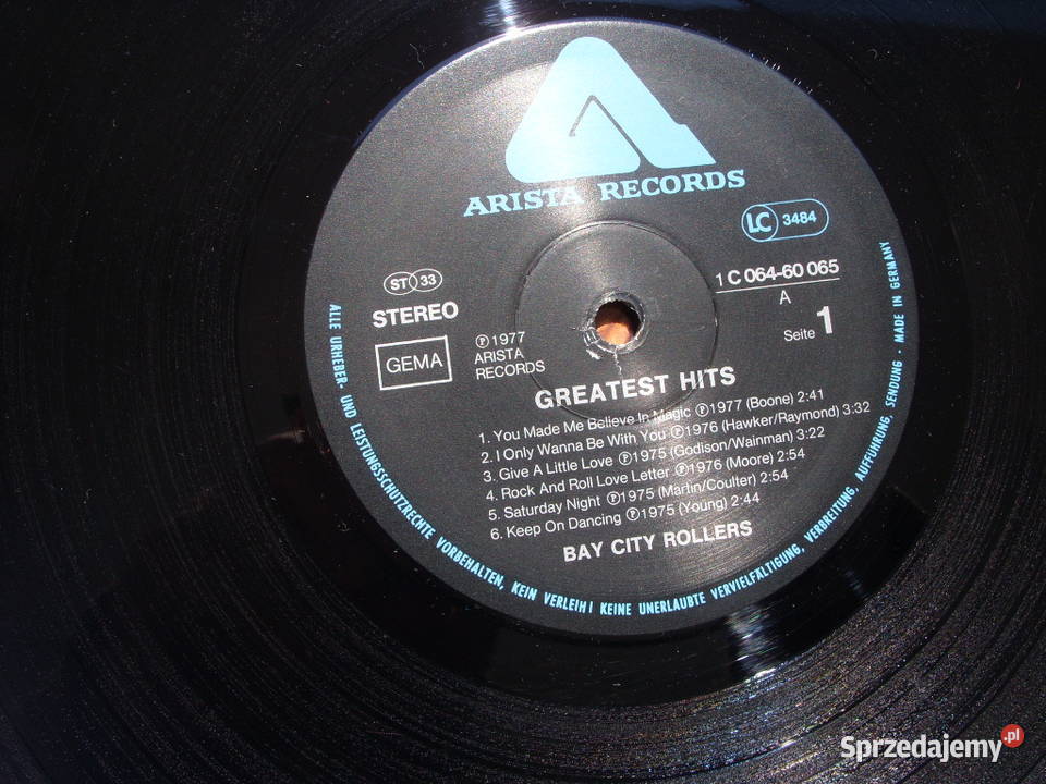 Winyl LP BAY CITY ROLLERSGREATEST HITS EMI Płyty i kasety Wołów