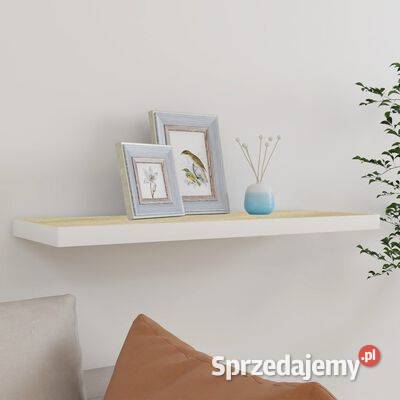 vidaXL Półka ścienna dębowobiała 80x235x38 Warszawa