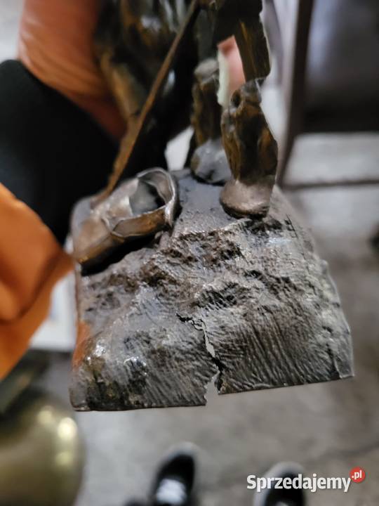 Mosiężna figurka defekt Rybnik sprzedam