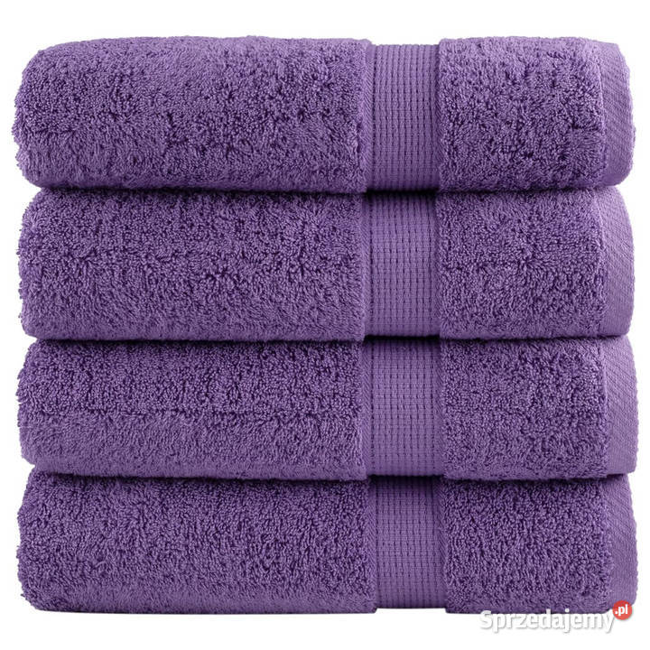Ręczniki premium SOLUND 4 fioletowe 70x140 600 g Pozostałe Warszawa