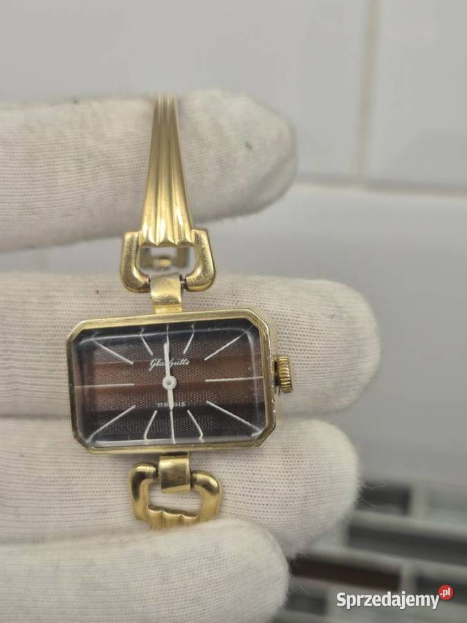 Damski zegarek vintageGlashutte Zegarki i Biżuteria Chorzów