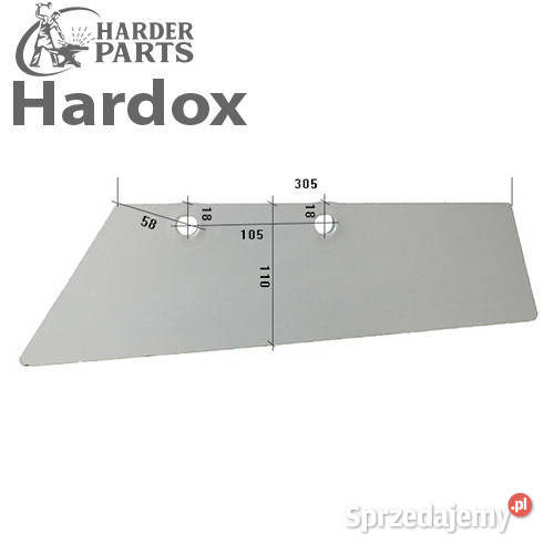 Lemiesz 300hektarów HARDOX 30340025L części do nieuszkodzony Suwałki