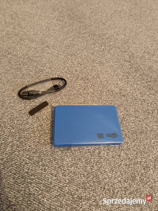 Kieszeń USB na dysk twardy 25 cala niebieska Dyski sprzedam