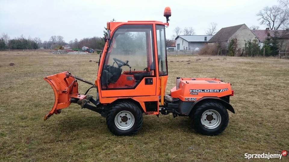 Holder C240 turbo Traktorek Komunalny z plugiem Stare Siołkowice