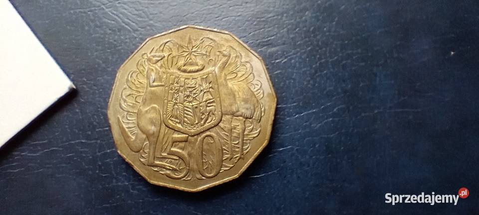 Stare monety 50 cent 1972 Australia Lesko