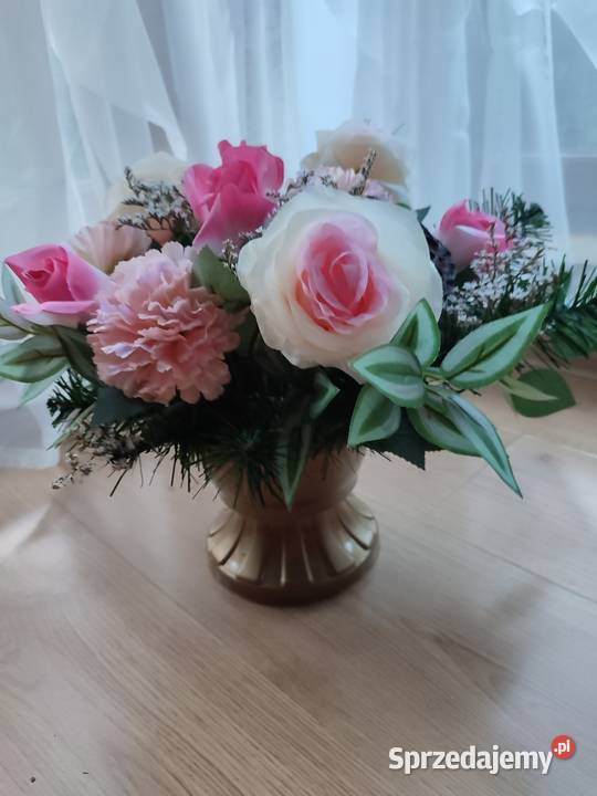 Kompozycja kwiatowa na grób kompozycja na Sosnowiec