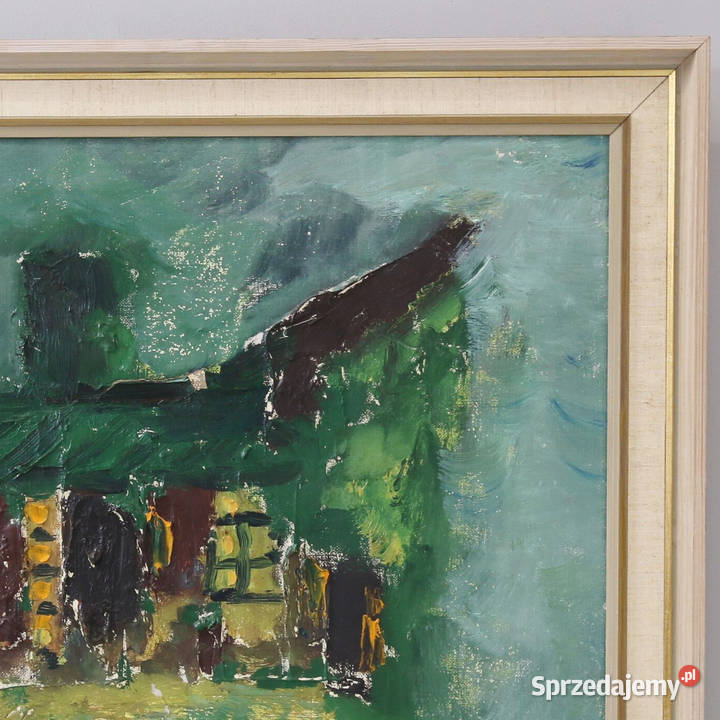 ARTexpert Obraz olejny na płótnie unikalne Dobrzany
