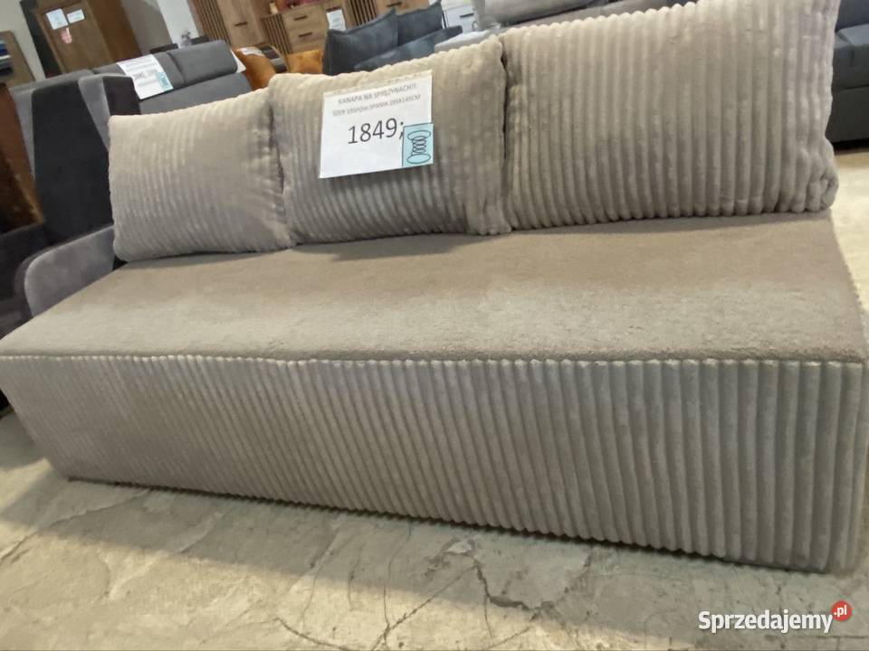 KANAPA NA SPRĘŻYNACH Z FUNKCJĄ SPANIA Chełmża