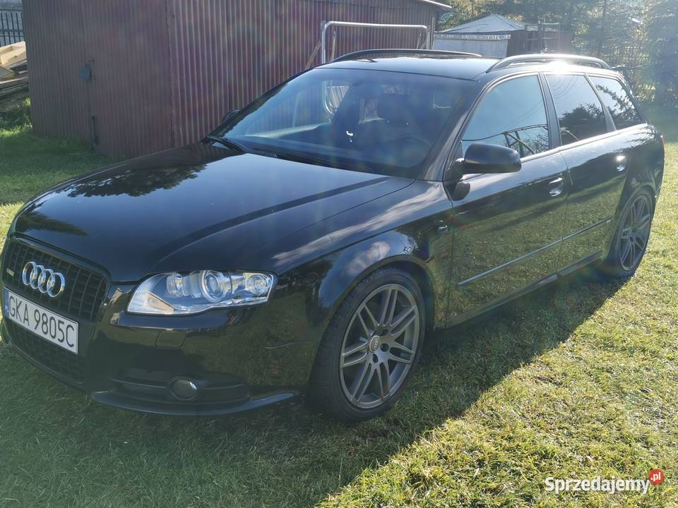 Audi A4 B7 20 2007r Pełen pakiet S line 18c 170 Leźno
