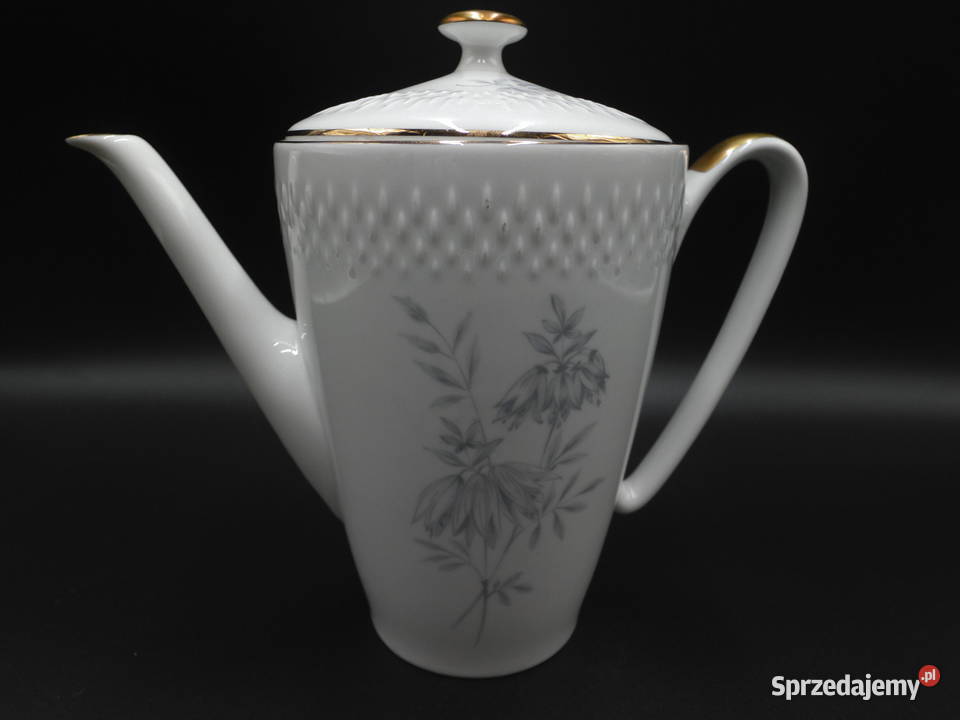 Dzbanek porcelanowy sygnowany Edelstein kawa wielkopolskie Raszków