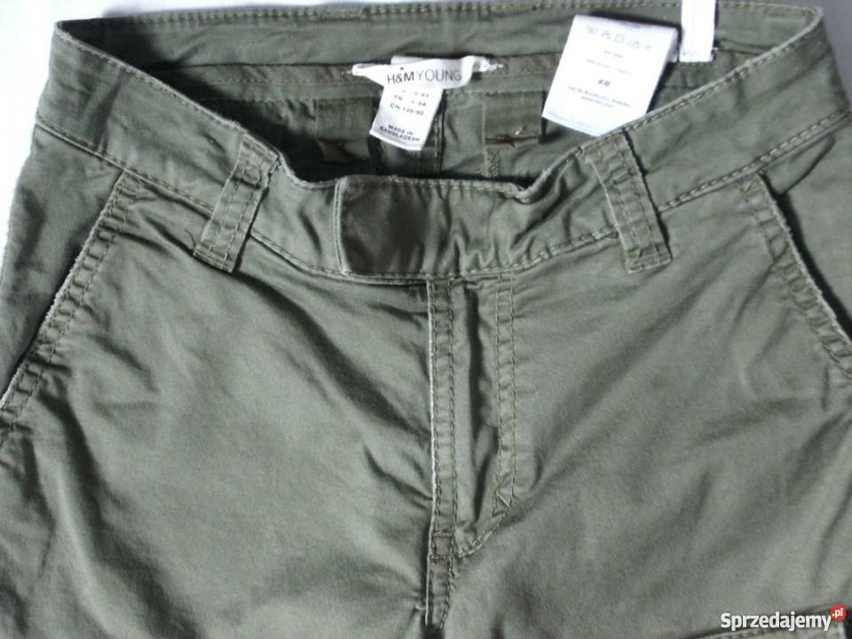 HM spodnie Khaki Bojówki 134 Nowy Sącz