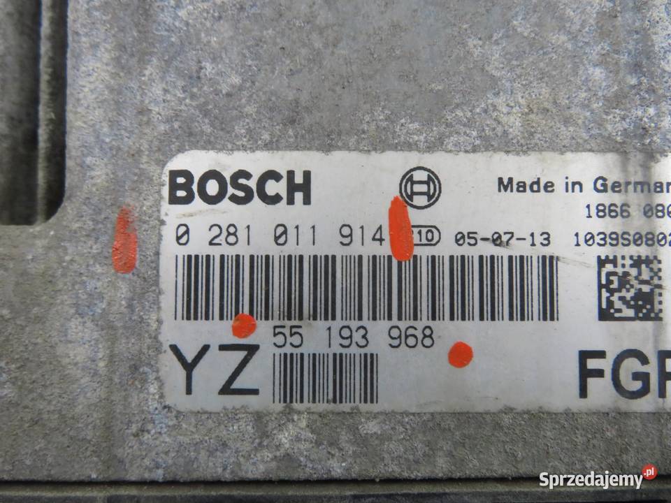 STEROWNIK OPEL VECTRA C 19 CDTI 0281011914