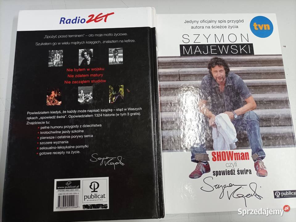 Szymon Majewski Showman czyli spowiedź świra Toruń sprzedam