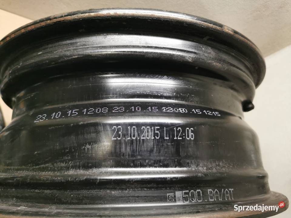 FELGI 2 15 5x112 ORYGINALNE VW ET43 5Q0601027 stalowe Płock