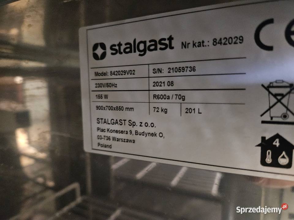 Stół chłodniczy 2 drzwiowy agregat na dole śląskie Pszczyna