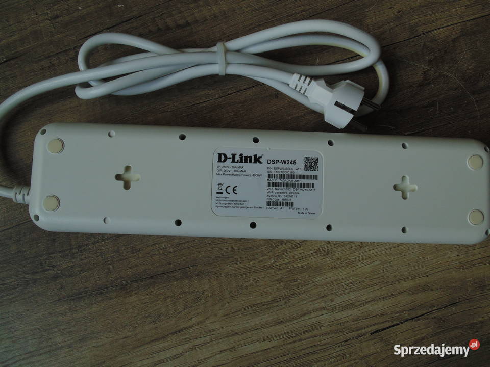 Inteligentna listwa zasilająca DLink DSPW245 Warszawa