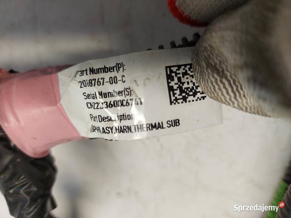 TESLA MODEL Y 2024r WIĄZKA INSTALACJA PRZEWODY