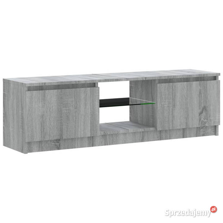 Szafka pod TV z LED szary dąb sonoma 120x30x355 Warszawa sprzedam