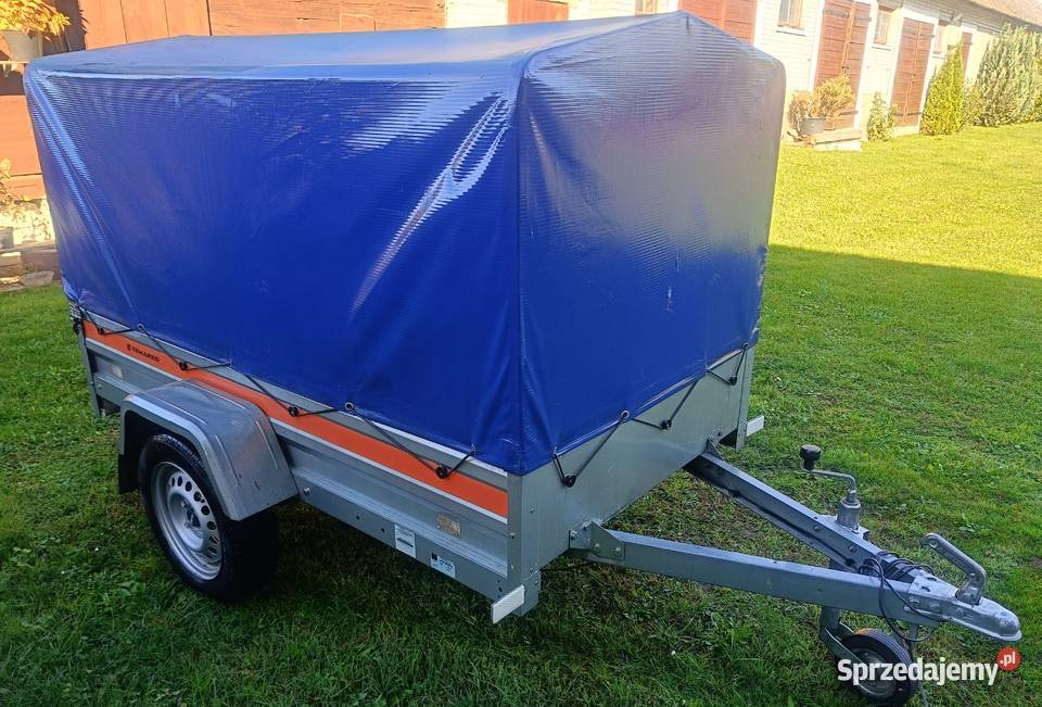 Przyczepla lekka Stema 206dl 110szer z plandeką 1 Ciechanowiec