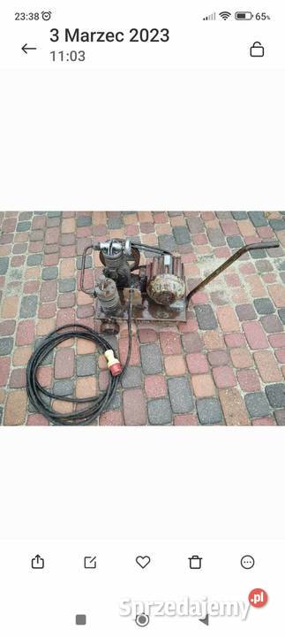 Sprężarka kompresor KP1 1963 sprawny Trzciana