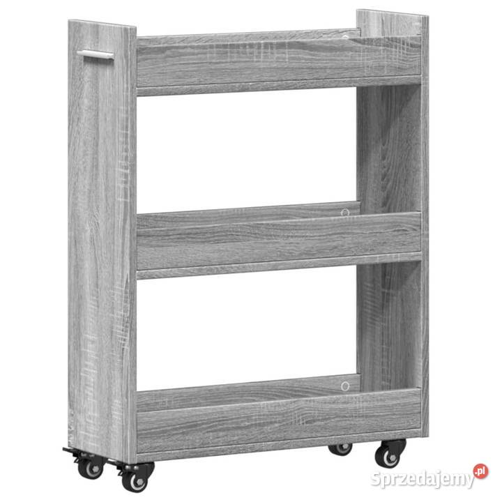 Szafka na kółkach szary dąb sonoma 60x22x79 Warszawa