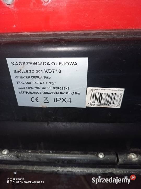 Nagrzewnica olejowa Nagrzewnice Nagrzewnice Miłków