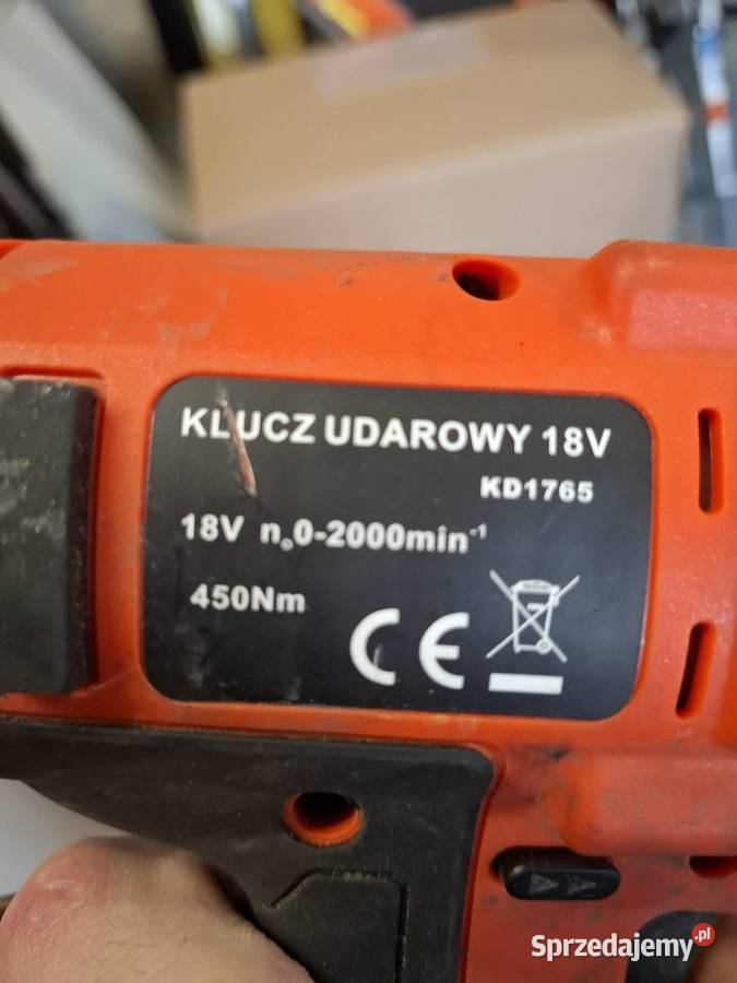 Klucz udarowy akumulatorowy 18v kraft dele Narzędzia Sztum