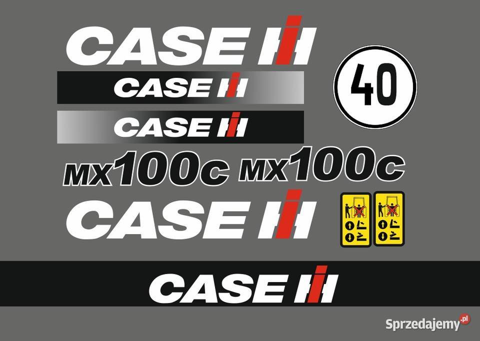Naklejki case mx 100c super mocne Bydgoszcz