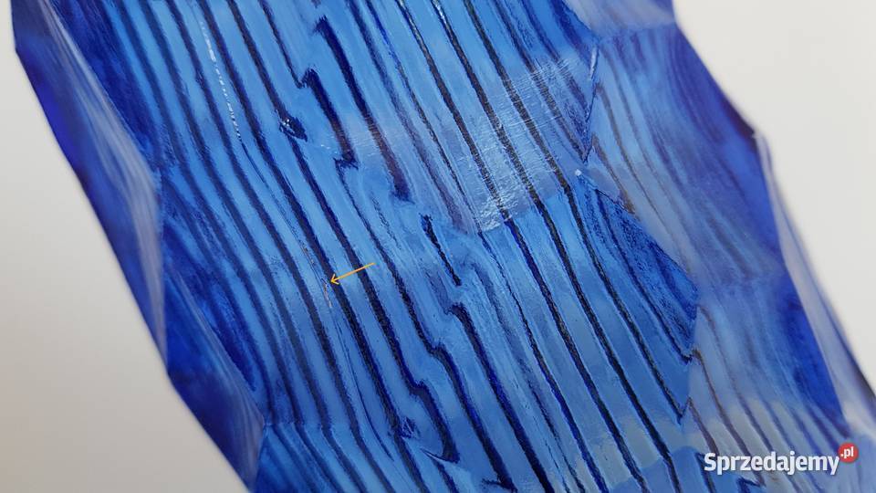 Wazon OKULUS 1 Ząbkowice kolorowe szkło PRL