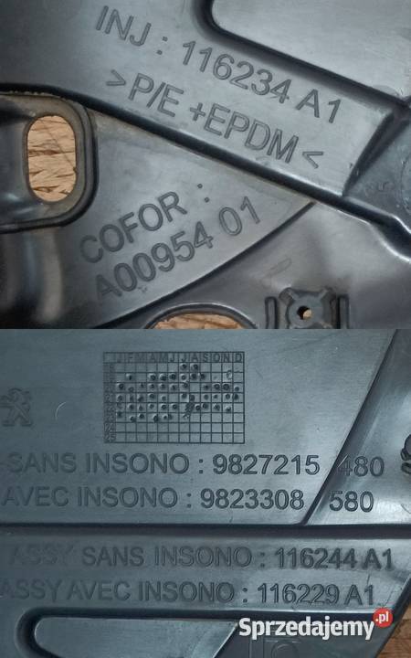 PEUGEOT 208 II 19 NADKOLE LEWY TYŁ 9827215480 Nadkola Pleszew