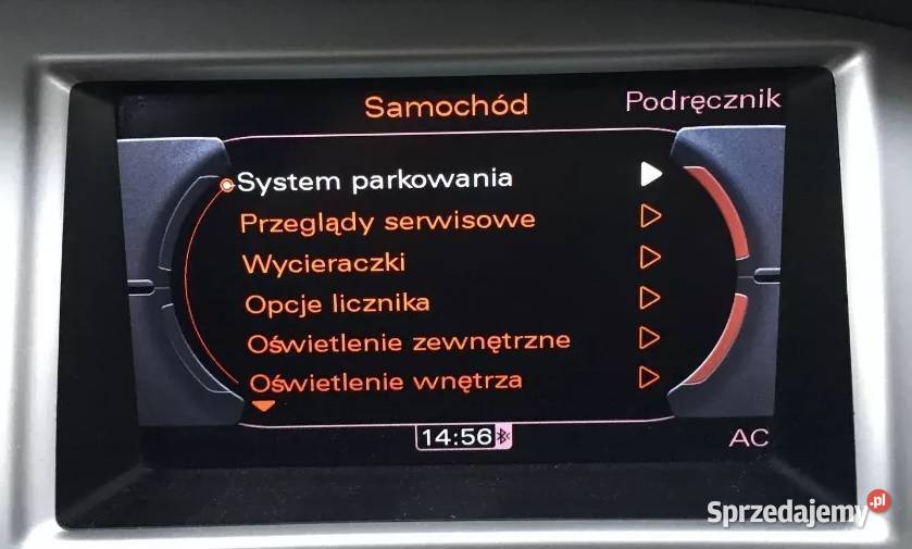 Audi MMI 3G polskie menu A4 A5 A6 A7 A8 Q5 Q7 Aleksandrów Łódzki