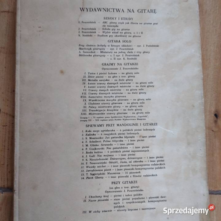 Studium gry akordowej na gitarze Bukowno sprzedam