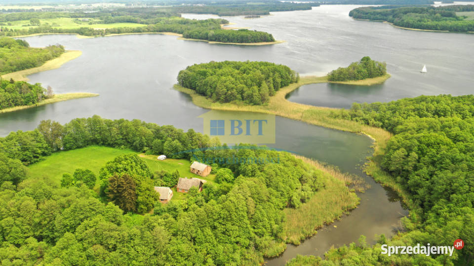 Jezioro Drawsko półwysep Szymalów pow 575ha