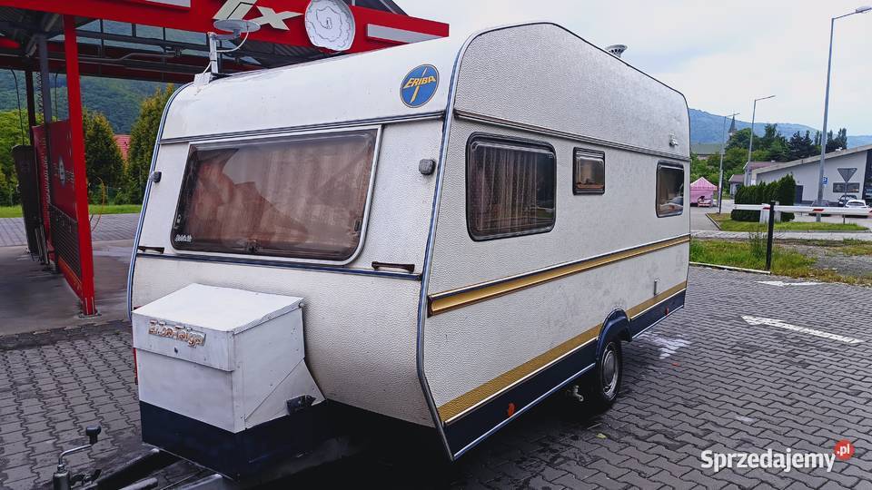 przyczepa kempingowa SOLAR campingowa kemping Międzybrodzie Bialskie