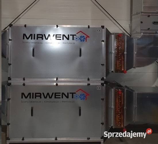 Instalacja nawiewu do ściany lakierniczej Plenum Produkcja Solec Kujawski